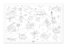 Póster para colorear Space crossing XL LTPOS-GMG03 Label'Tour Créations 1