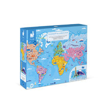 Puzzle educativo Curiosidades del mundo 350 piezas J02677 Janod 1