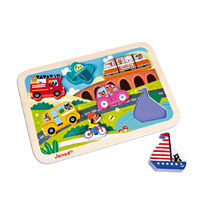 Vehículos Chunky Puzzle 3D J07057-4105 Janod 1