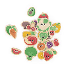 Imanes frutas y verduras 24 piezas J09648 Janod 1