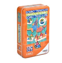 Dominó triangular en caja metálica CA108 Cayro 1