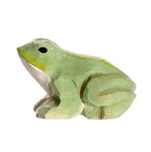Figura Rana en madera WU-40815 Wudimals 1
