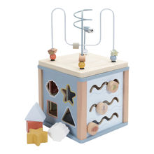 Cubo de actividad de madera Océano LD7029 Little Dutch 1