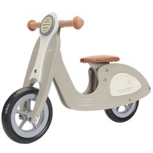 Scooter de madera verde oliva LD8003 Little Dutch 1