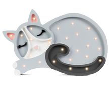 Lámpara de noche para gatos gris LL003-500 Little Lights 1