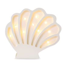 Lámpara Concha marina perla blanca LL082-001 Little Lights 1