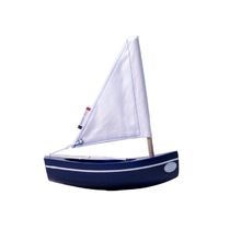 Barco Le Bâchi azul marino 17cm TI-N200-BACHI-BLEU-MARINE Maison Tirot 1