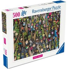 Puzzle Mercado flotante en Indonesia 500 piezas RAV12001813 Ravensburger 1