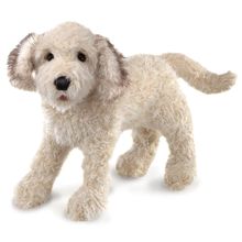 Marioneta de mano Perro Labradoodle FO-3136 Folkmanis 1