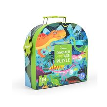 Maleta Puzzle My Dinosaur 104 pcs MD3026 Mideer 1