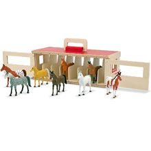 Cajas para caballos transportables de gran tamaño MD-13744 Melissa & Doug 1