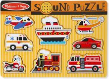 Puzzle de transportes sonoros M&D10725-3973 Melissa & Doug 1