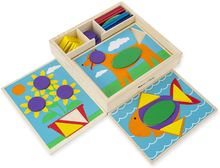 formas bloquea los patrones de aprendizaje MD-10528 Melissa & Doug 1