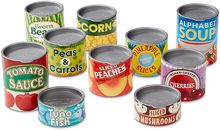 Conjunto de alimentos enlatados de EE.UU. MD-14088 Melissa & Doug 1