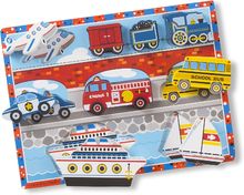 Rompecabezas de vehículos a piezas grandes MD-13725 Melissa & Doug 1