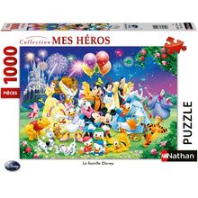Puzzle La Famille Disney 1000 piezas N876167 Nathan 1