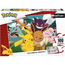 Puzzle de Pikachu y Pokémon 100 piezas N867745 Nathan 1