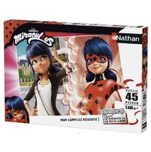 Puzzle Marinette vs Lady Bug 45 piezas N864706 Nathan 1