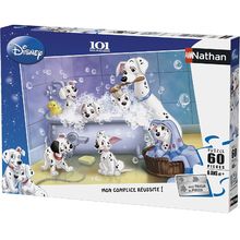 Puzzle Todo en el baño 101 Dálmatas 60 piezas N866120 Nathan 1