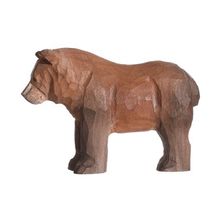 Figura oso café en madera WU-40455 Wudimals 1