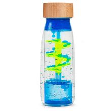 Botella sensorial Move Espiral azul PB85779 Petit Boum 1
