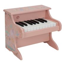 Piano de madera rosa Safari Friends LD7477 Little Dutch 1