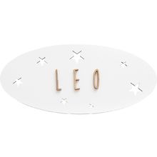 Placa decorativa personalizada - Estrellas blanco VI-PL48 Vintiun 1
