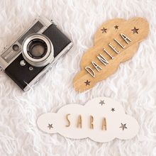 Placa decorativa personalizada - Nube blanco VI-PL44 Vintiun 1