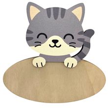 Placa de puerta personalizada Gato VI-PLP18 Vintiun 1