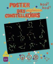 Cartel de la constelación fosforescente KK-POSTER Koa Koa 1