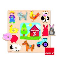 Puzzle de la granja de siluetas GO53025-3490 Goula 1