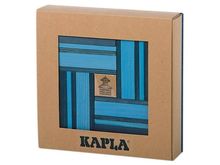 Caja de 40 cartones azul claro y oscuro con libro KABLBP21-4357 Kapla 1