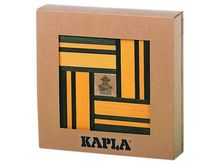 Caja de 40 cartones verdes y amarillos con libro KAJLJP23-4358 Kapla 1