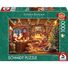 Puzzle Papá Noel revisa su lista 1000 pzs S-58794 Schmidt Spiele 1