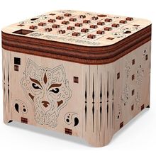 Caja secreta tigre mecánico GI-PWBST Mr Playwood 1