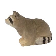 Figura Mapache en madera WU-40481 Wudimals 1