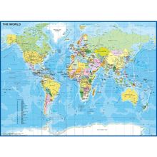 Puzzle Mapa del Mundo 200 piezas RAV128907 Ravensburger 1