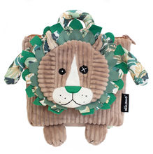 Mochila de terciopelo Jelekros el león DE35019 Les Déglingos 1