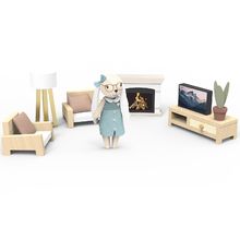 Salón para la casa de muñecas SM-SP4002 Speedy Monkey 1