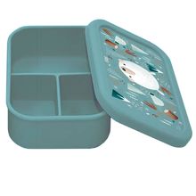 Caja de almuerzo de silicona Munchy el oso SJ-SI1730 Sassi Junior 1