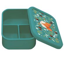 Caja de almuerzo de silicona Crunchy el zorro SJ-SI1723 Sassi Junior 1