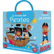 Libro y puzle Los piratas SJ-314733 Sassi Junior 1