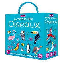 Libro y puzle Las aves SJ-329331 Sassi Junior 1