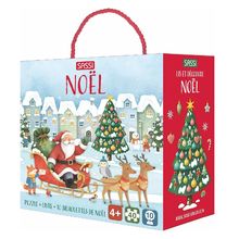 Libro y puzle Navidad SJ-331617 Sassi Junior 1