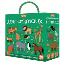 Libro y puzle Los animales SJ-355361 Sassi Junior 1