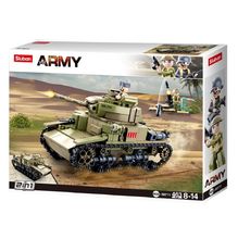 Army WWII - Tanque italiano 2 en 1 SL-M38-B0711 Sluban 1