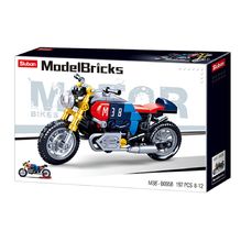 Model Bricks - Motocicleta Cafe Racer SL-M38-B0958 Sluban 1