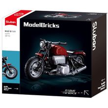 Model Bricks - Motocicleta estilo Harley SL-M38-B1131 Sluban 1