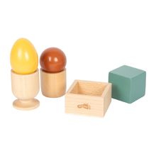 Juego de clasificación Montessori con pelota, cubo y huevo LE12925 Small Foot company 1