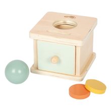 Caja con monedas y bola para encajar Montessori LE12930 Small Foot company 1